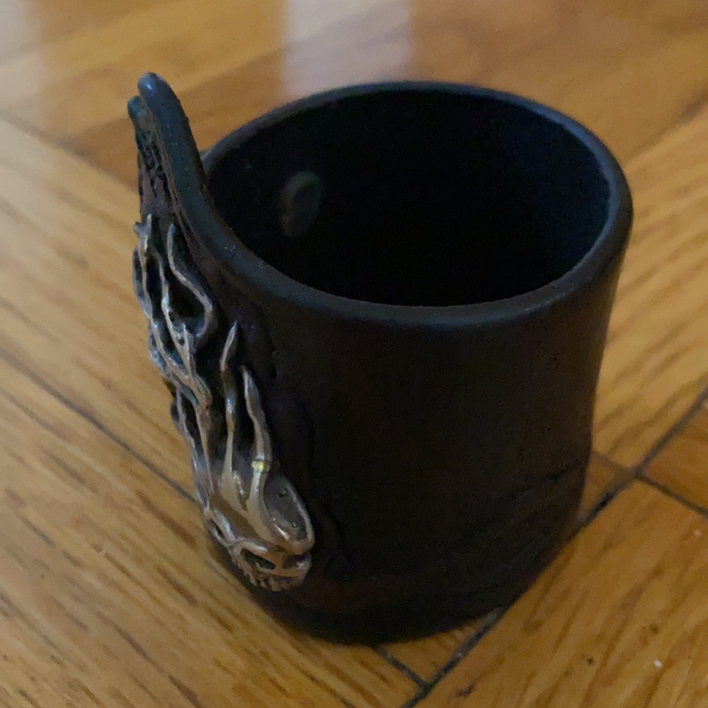 Custom made men’s leather with silver design bracelet - Picture 3 of 11